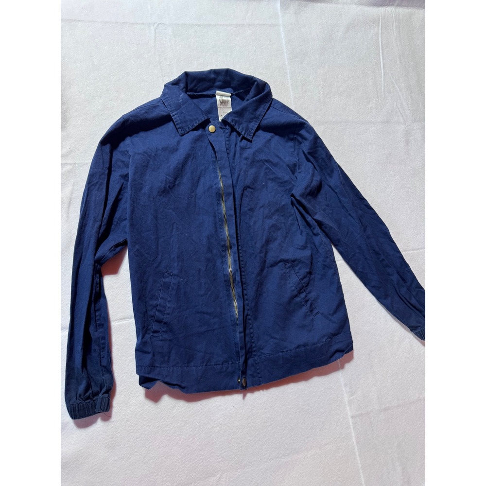 Stranger Things Netflix Spirit Halloween Navy Blue Zip Up Work Jacket Small